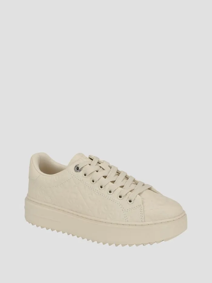 GUESS Sale Denesa Peony LowTop Sneakers Black 8211 Women