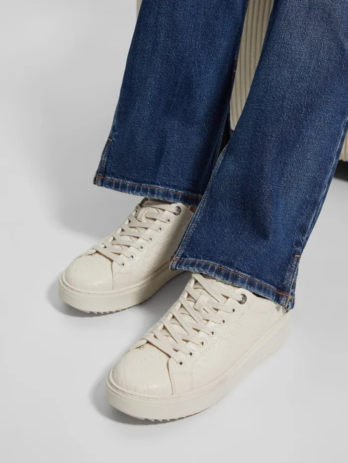 GUESS Sale Denesa Peony LowTop Sneakers Black 8211 Women