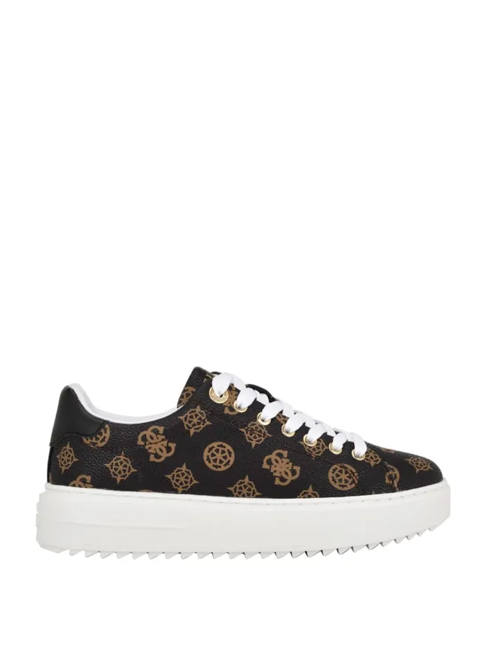 GUESS Sale Denesa Peony LowTop Sneakers Black 8211 Women