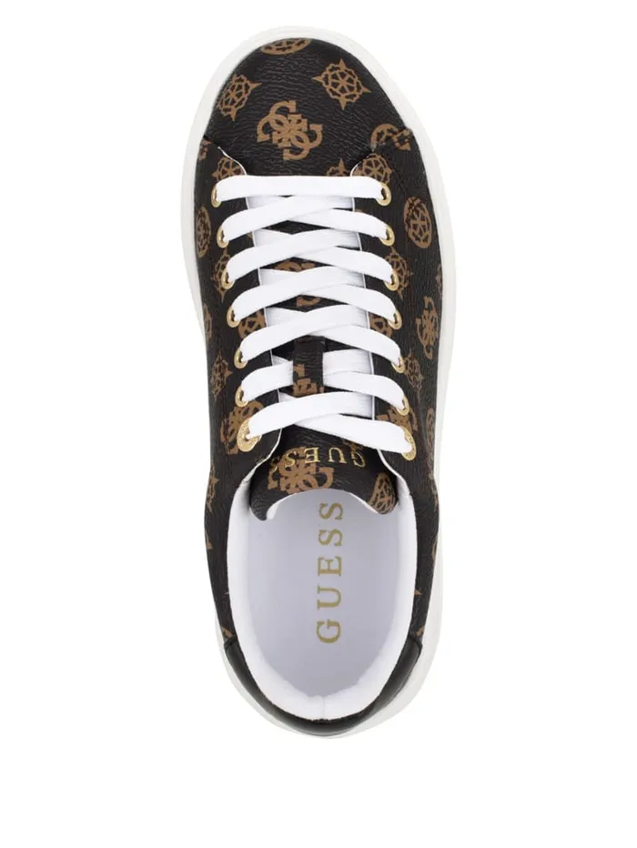 GUESS Sale Denesa Peony LowTop Sneakers Black 8211 Women