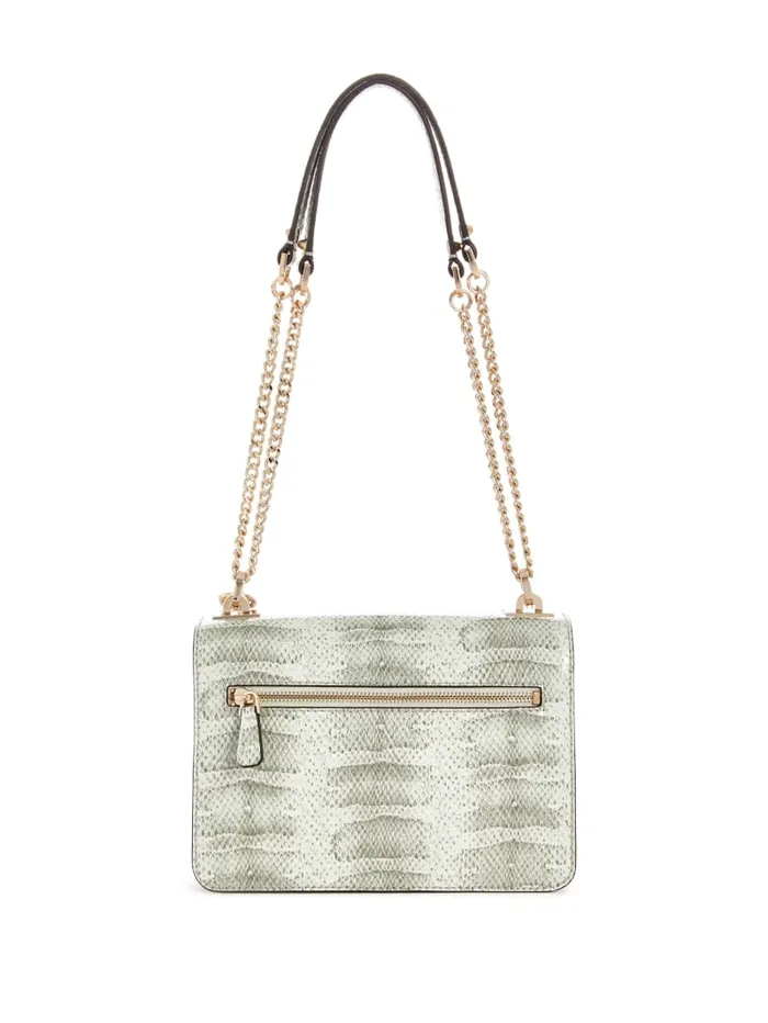 GUESS Sale Eliette Snakeskin Convertible Crossbody Colors 8211 Women