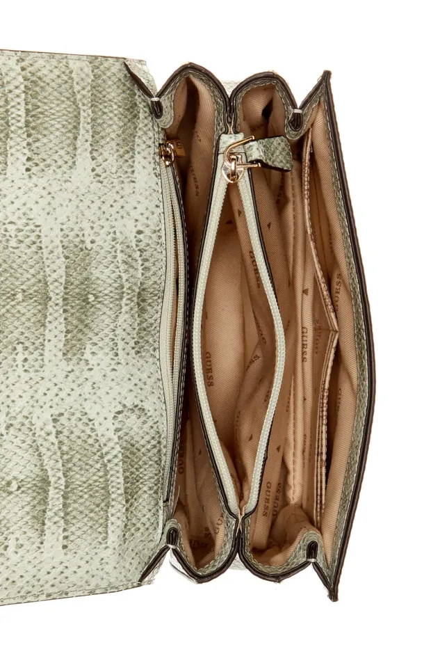 GUESS Sale Eliette Snakeskin Convertible Crossbody Colors 8211 Women