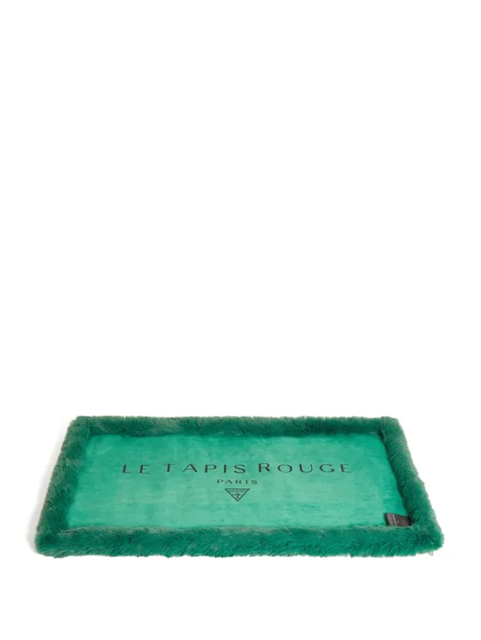 GUESS Sale FauxFur Pet Carpet Green 8211 Women