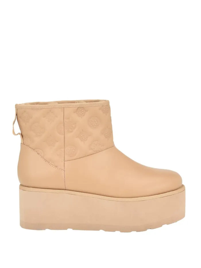 GUESS Sale Jilla Platform Bootie Brown 8211 Women