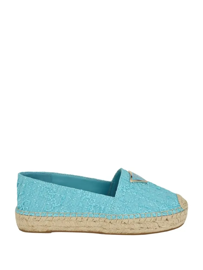 GUESS Sale Mones Espadrille Flats Blue 8211 Women
