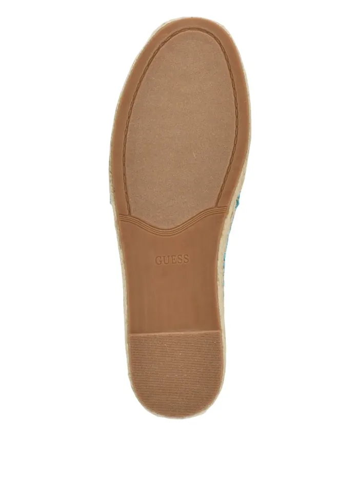 GUESS Sale Mones Espadrille Flats Blue 8211 Women