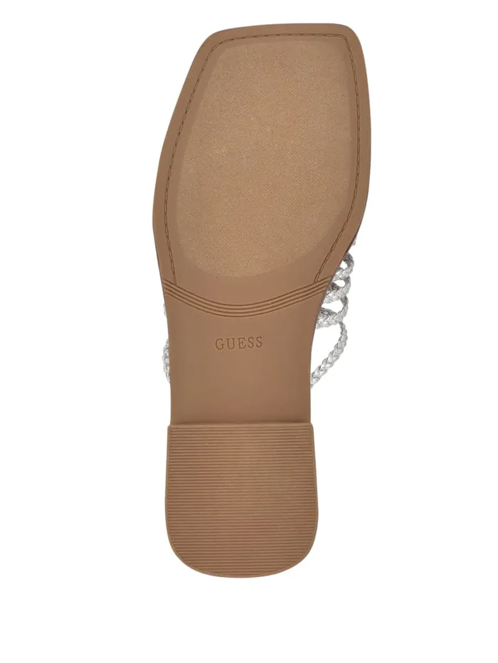 GUESS Sale Rayana Strappy LaceUp Sandals Orange 8211 Women