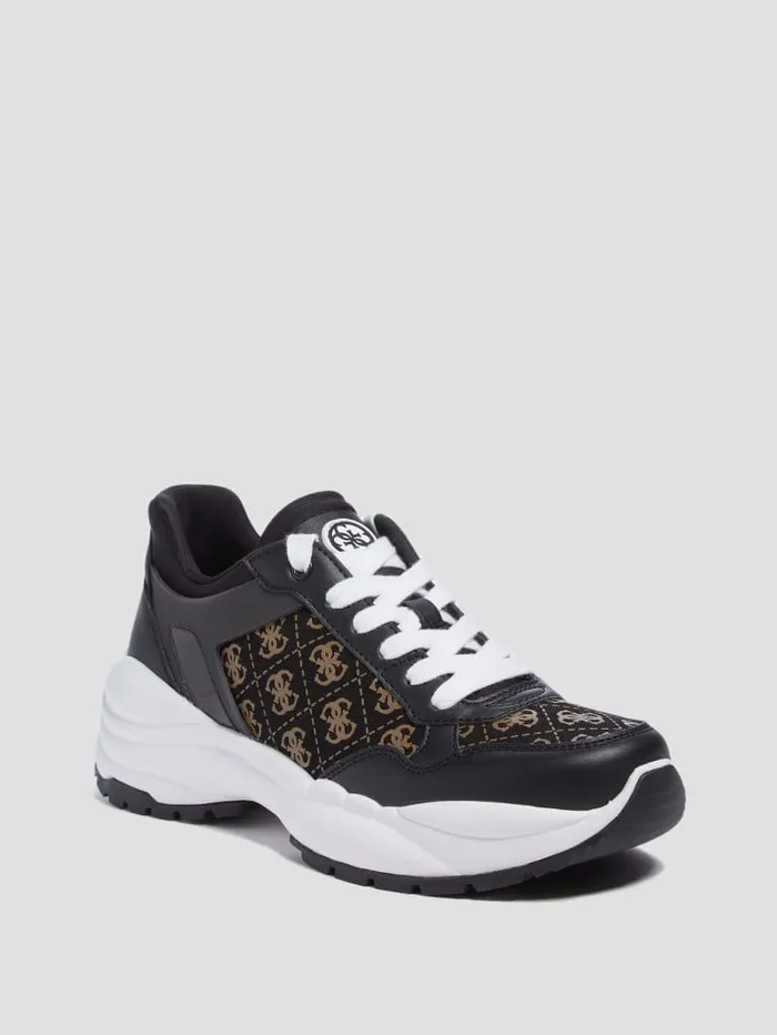 GUESS Sale Samra Jogger Sneakers Black 8211 Women