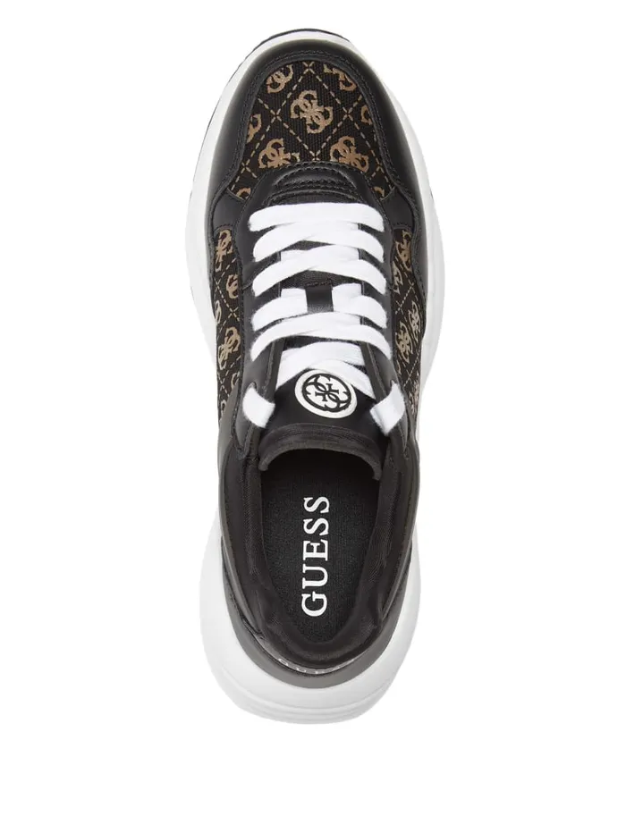 GUESS Sale Samra Jogger Sneakers Black 8211 Women