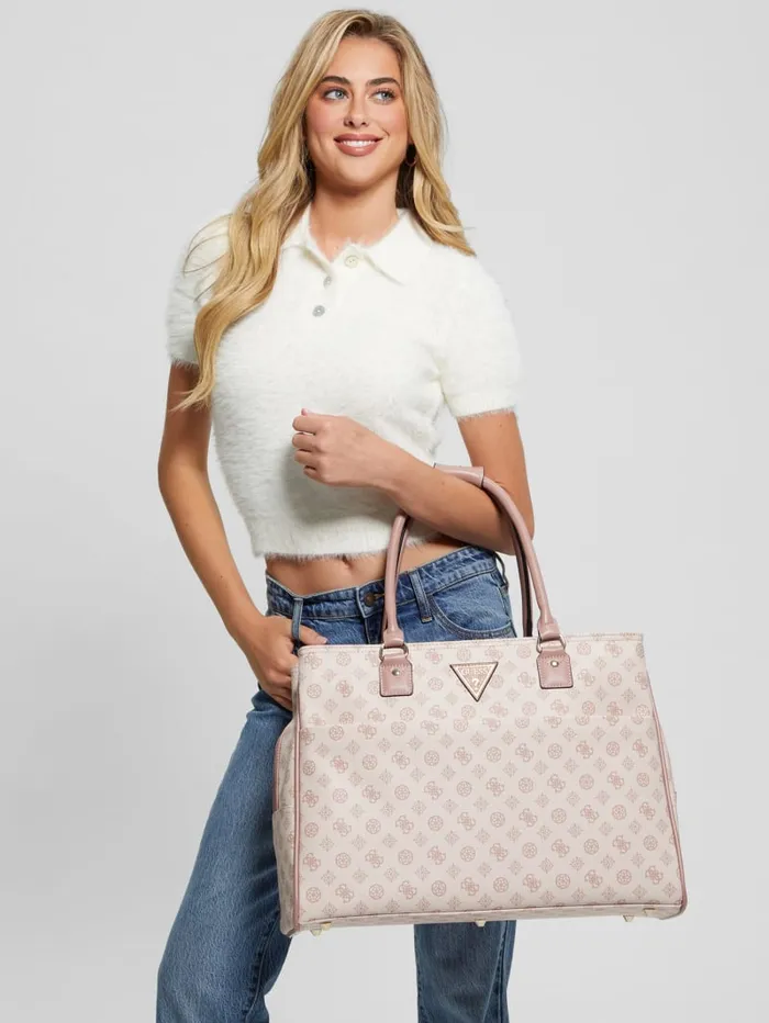 GUESS Sale Wilder Peony Shopper Tote Pink 8211 Women
