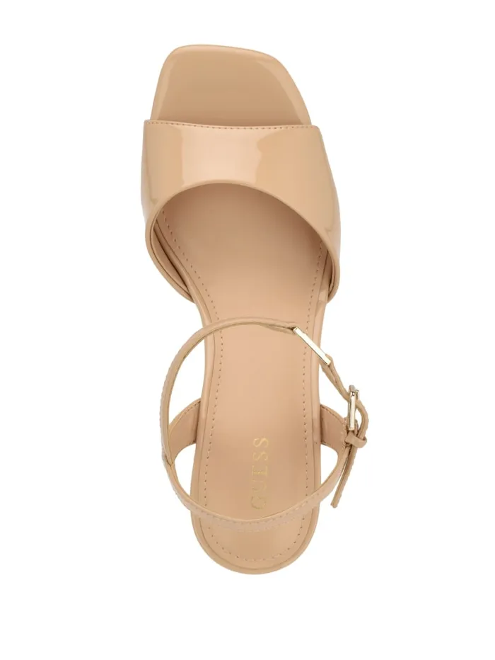 GUESS Sale Zione Patent Wedges Black 8211 Women