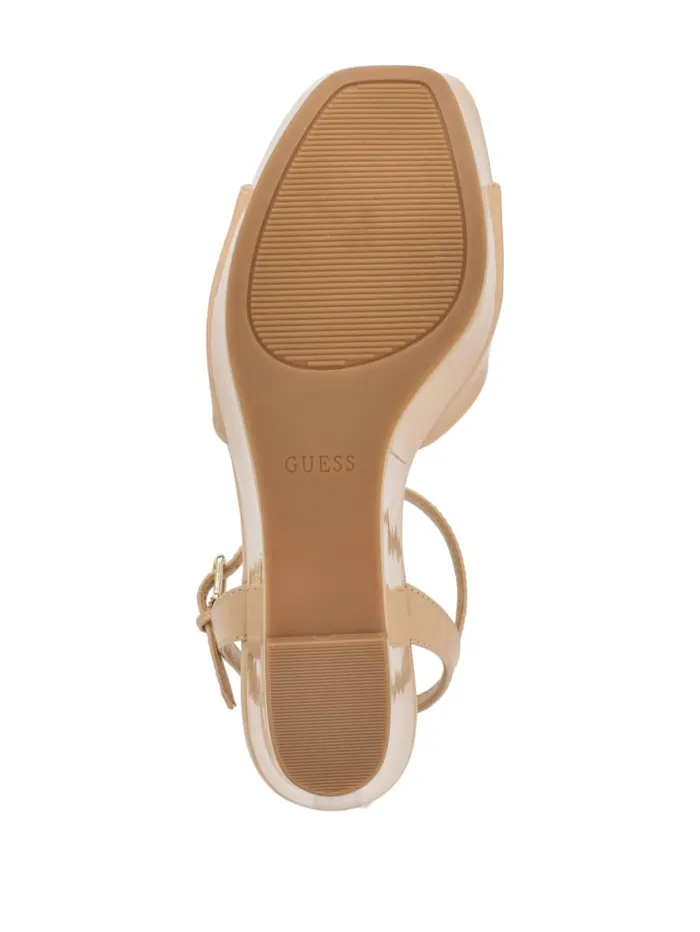GUESS Sale Zione Patent Wedges Black 8211 Women