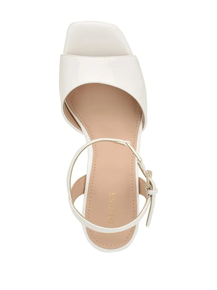 GUESS Sale Zione Patent Wedges Black 8211 Women