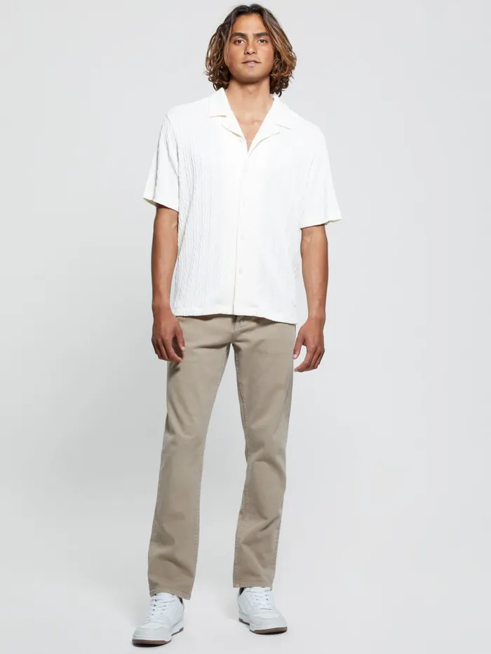 GUESS Shirts Colton Knit Shirt Black 8211 Men