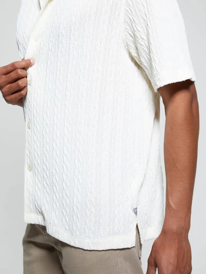 GUESS Shirts Colton Knit Shirt Black 8211 Men