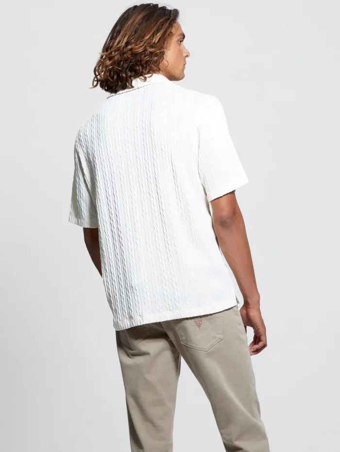 GUESS Shirts Colton Knit Shirt Black 8211 Men