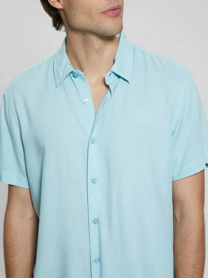 GUESS Shirts Eco Solid Shirt Beige 8211 Men