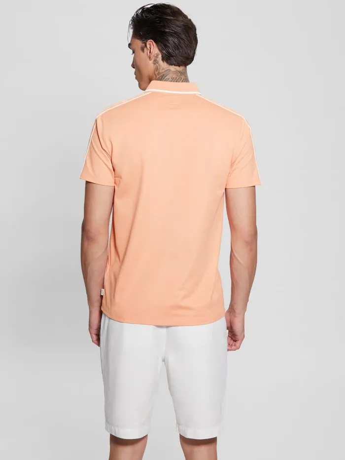 GUESS Shirts Quattro G Tape Polo Blue 8211 Men