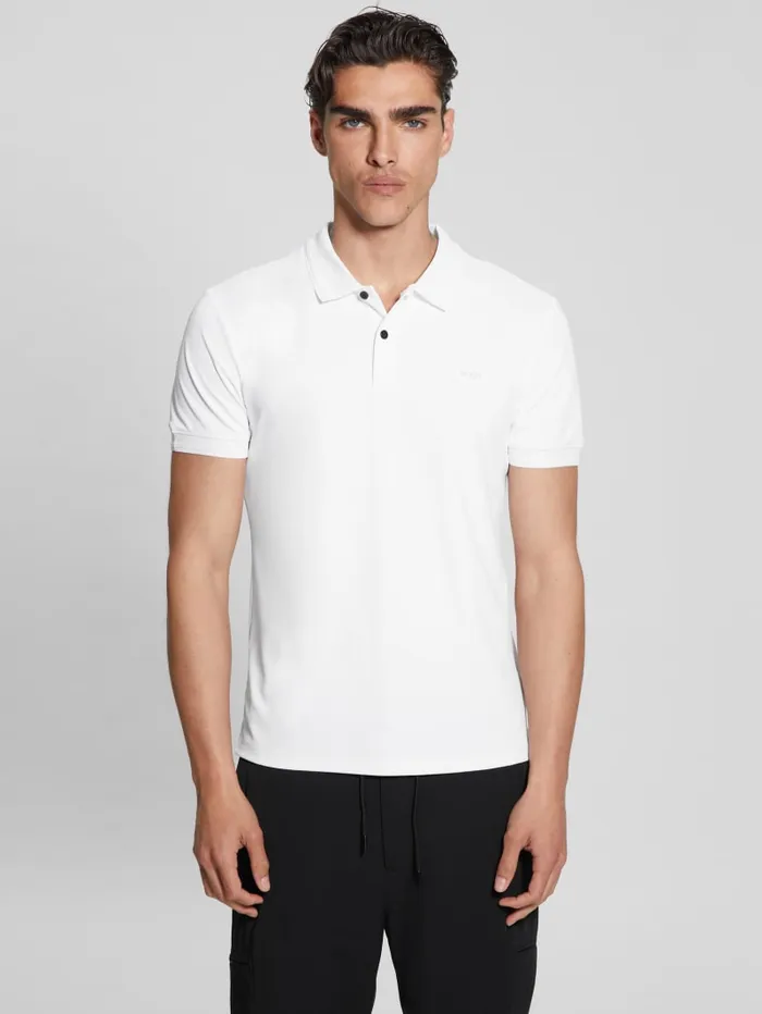 GUESS Shirts TechStretch Polo White 8211 Men