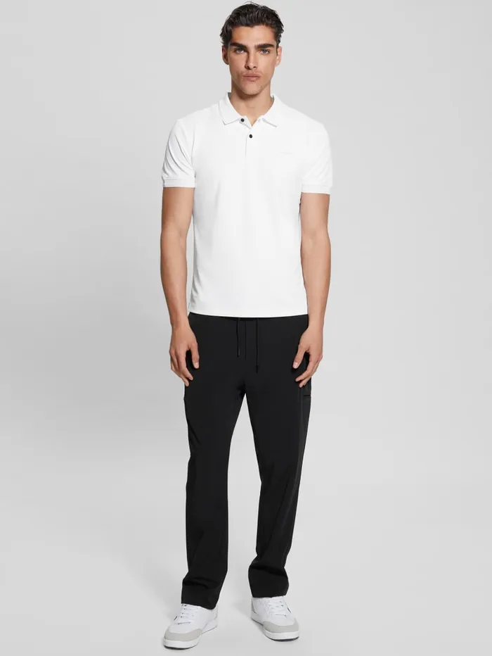 GUESS Shirts TechStretch Polo White 8211 Men