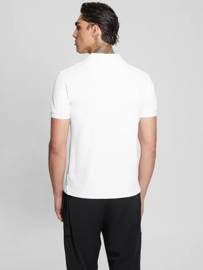 GUESS Shirts TechStretch Polo White 8211 Men