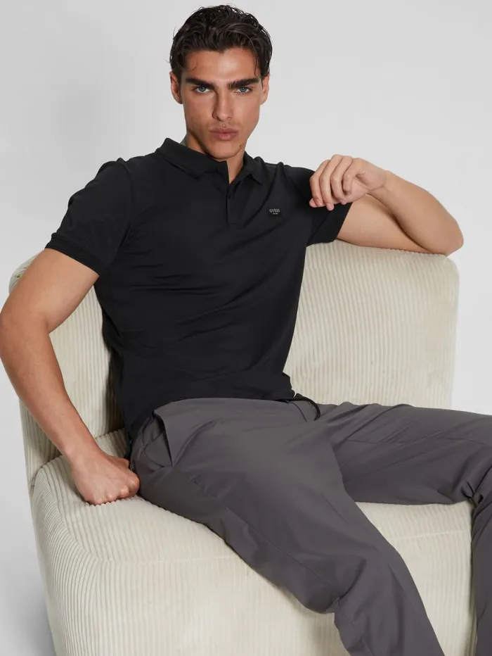 GUESS Shirts TechStretch Polo White 8211 Men