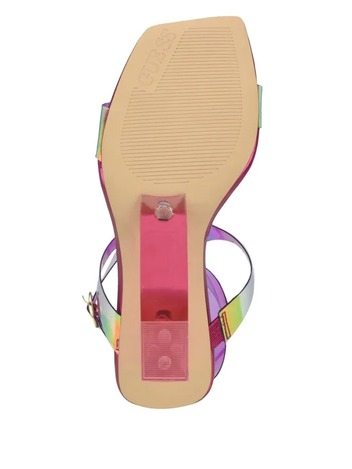 GUESS Shoes Bacio Embossed Wedges Pink 8211 Women