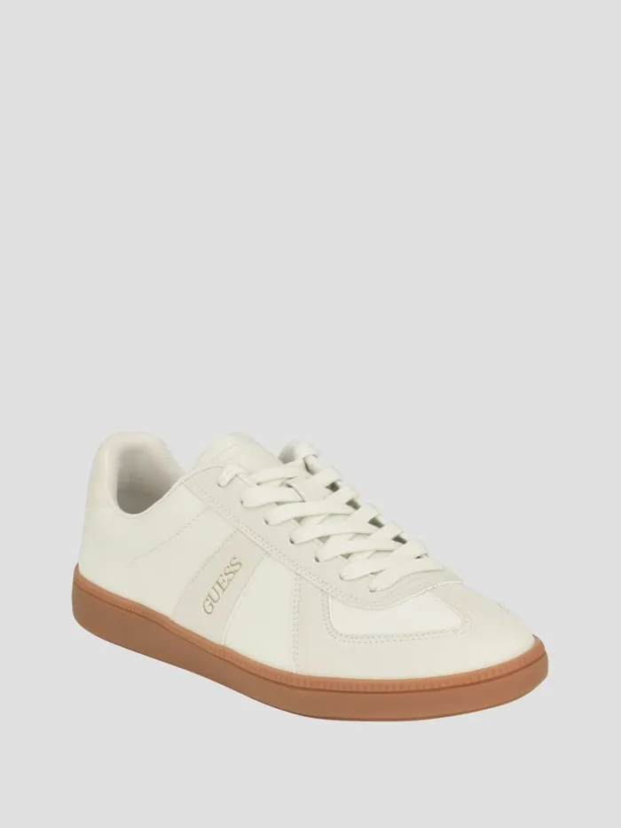 GUESS Shoes Bishan FauxLeather Sneakers Black 8211 Men