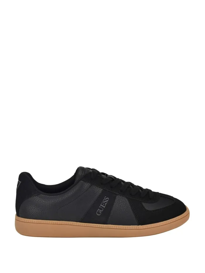 GUESS Shoes Bishan FauxLeather Sneakers Black 8211 Men