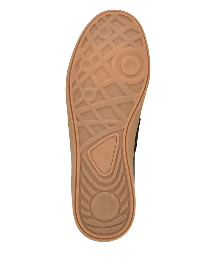 GUESS Shoes Bishan FauxLeather Sneakers Black 8211 Men
