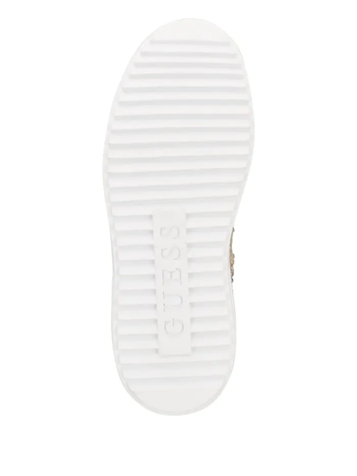 GUESS Shoes Denesa Rhinestone LowTop Sneakers Gold 8211 Women