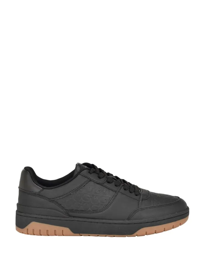 GUESS Shoes Nivi Debossed Sneakers Black 8211 Men