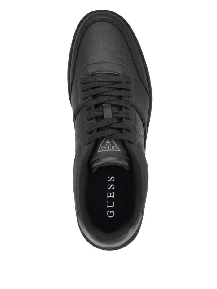 GUESS Shoes Nivi Debossed Sneakers Black 8211 Men