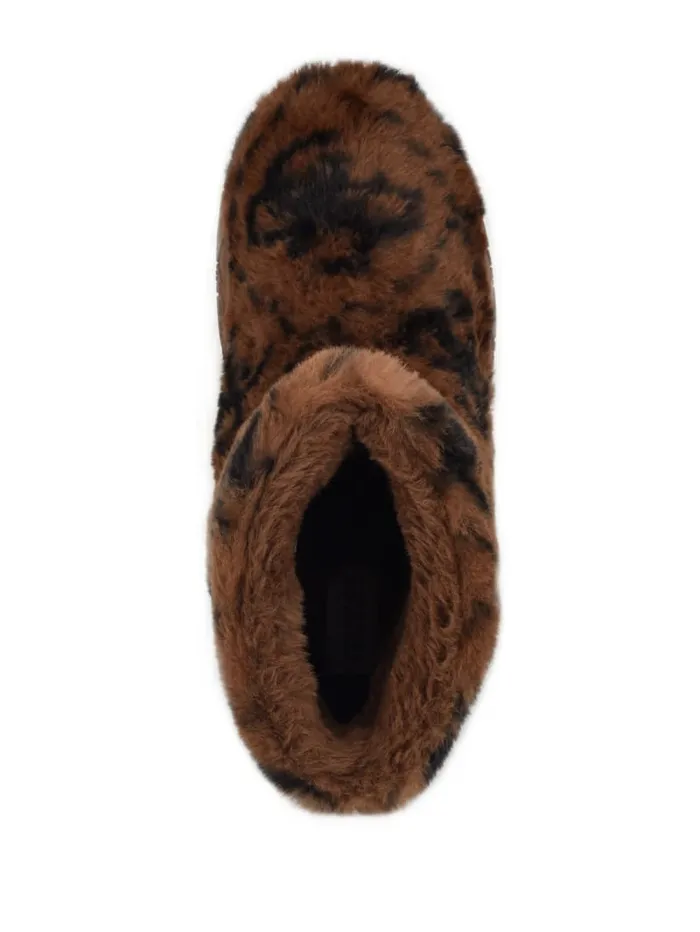 GUESS Shoes United Quattro G FauxFur Booties Brown 8211 Women