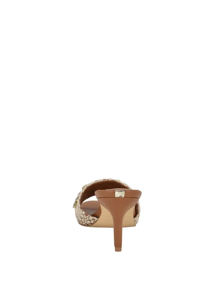 GUESS Shoes Weekful Woven Rhinestone Mules Blue 8211 Women