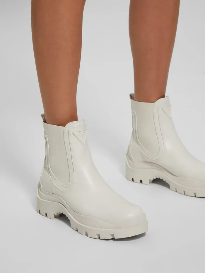 GUESS Shoes Yesses Signature Chelsea Booties White 8211 Women