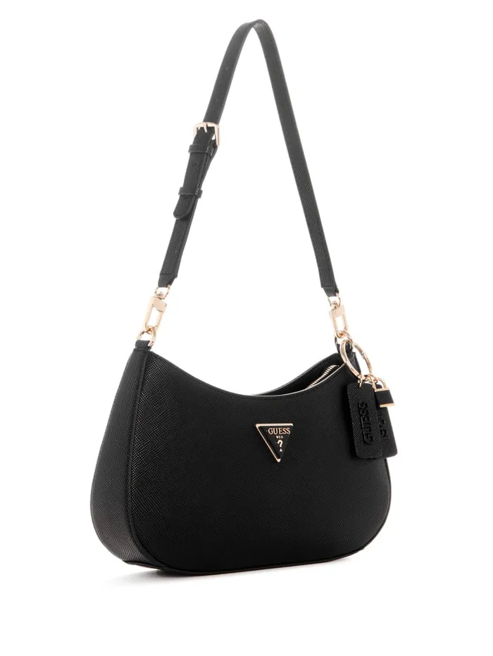 GUESS Shoulder Bags Noelle Shoulder Bag Black 8211 Unisex