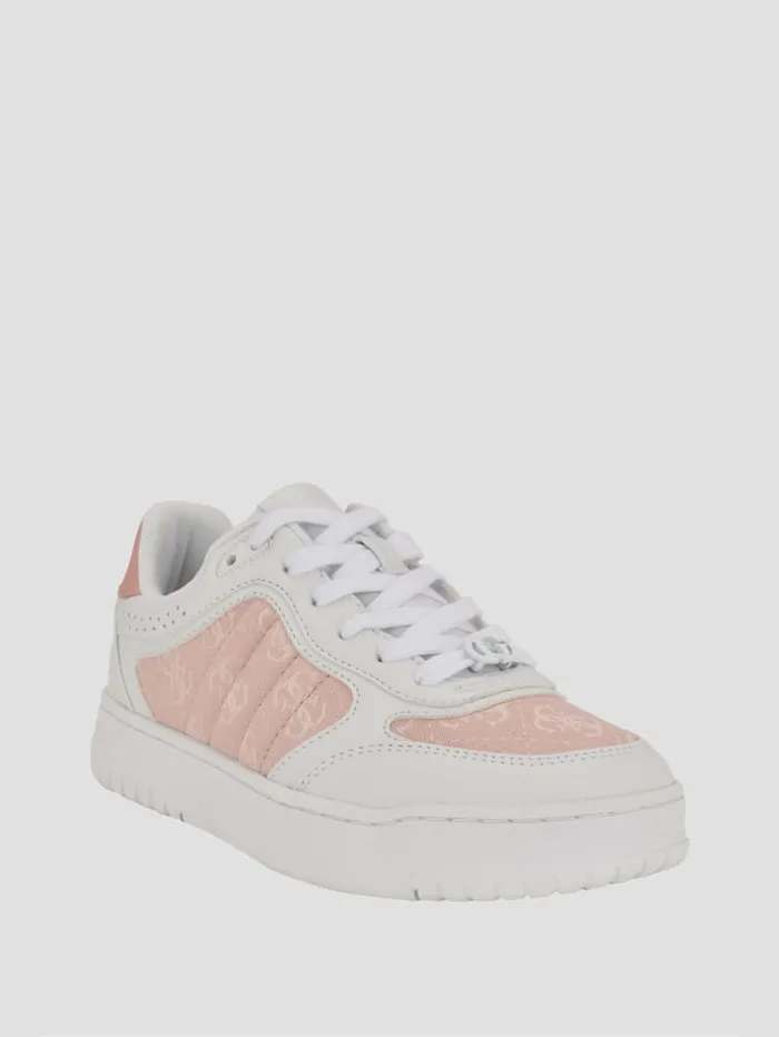 GUESS Sneakers Rola Jacquard LowTop Sneakers Pink 8211 Unisex