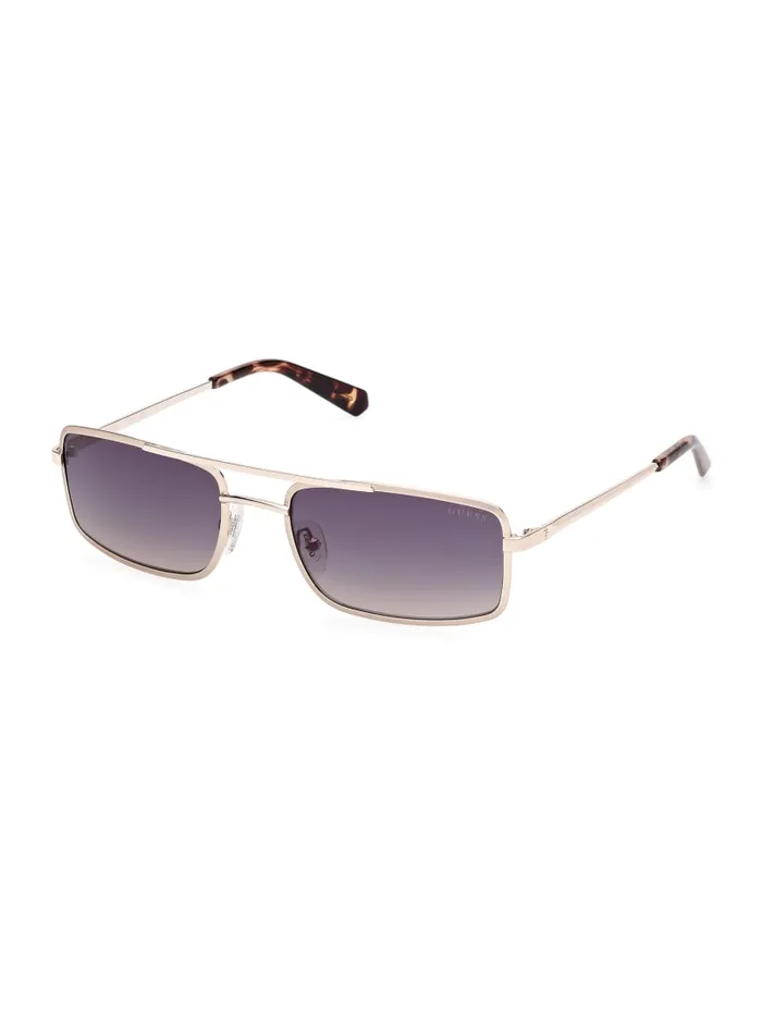 GUESS Sunglasses Narrow Aviator Sunglasses Gold 8211 Men