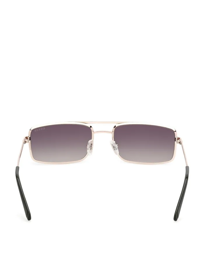 GUESS Sunglasses Narrow Aviator Sunglasses Gold 8211 Men
