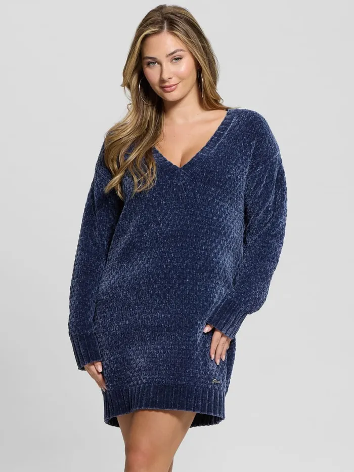 GUESS Sweaters and Knits Eco Talia Longline Chenille Sweater Red 8211 Women