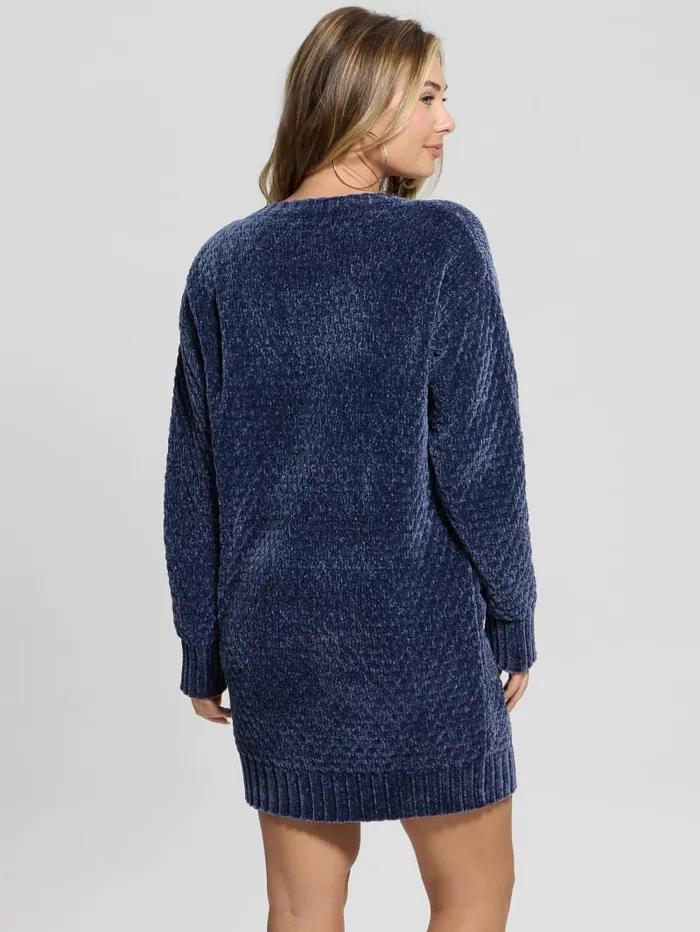 GUESS Sweaters and Knits Eco Talia Longline Chenille Sweater Red 8211 Women