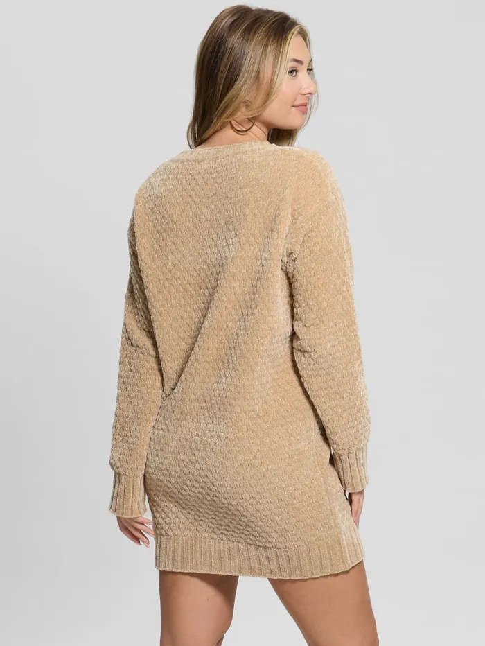 GUESS Sweaters and Knits Eco Talia Longline Chenille Sweater Red 8211 Women