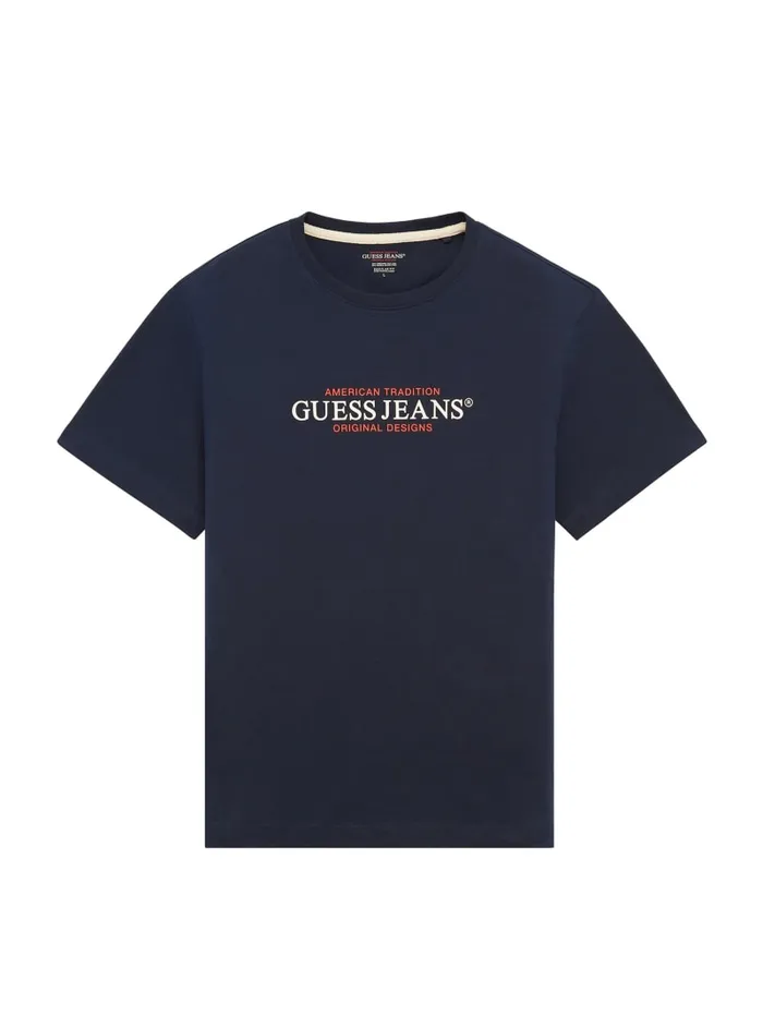 GUESS T Shirts and Tanks American Tradition Tee Blue 8211 Men