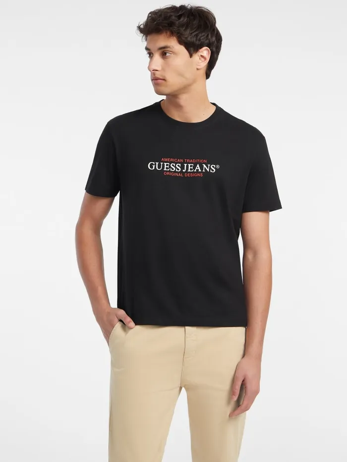 GUESS T Shirts and Tanks American Tradition Tee Blue 8211 Men