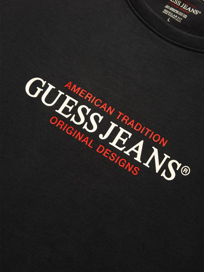 GUESS T Shirts and Tanks American Tradition Tee Blue 8211 Men