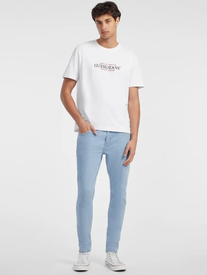 GUESS T Shirts and Tanks American Tradition Tee Blue 8211 Men