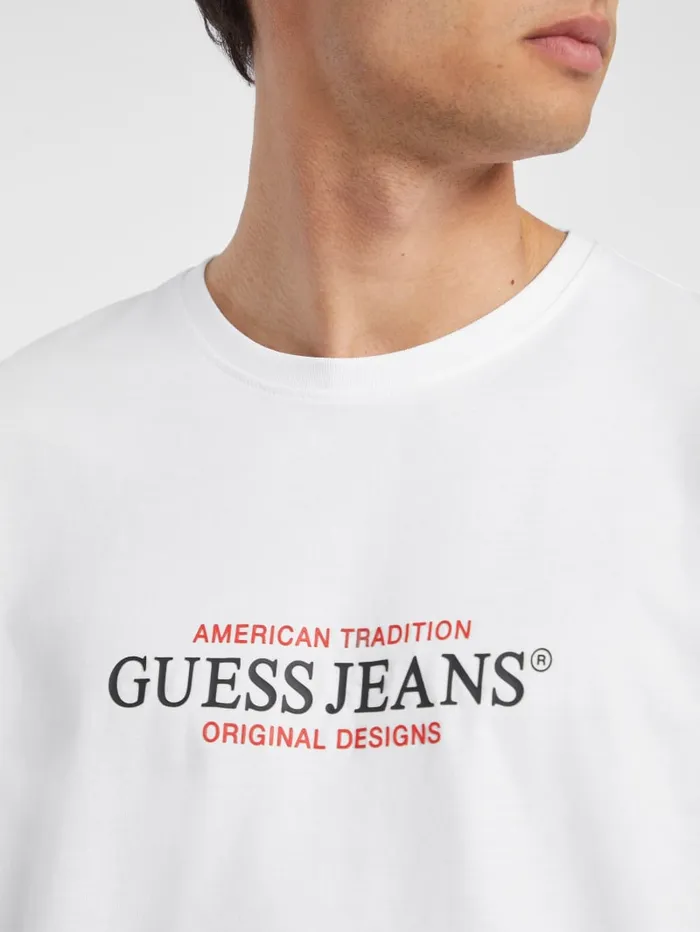 GUESS T Shirts and Tanks American Tradition Tee Blue 8211 Men