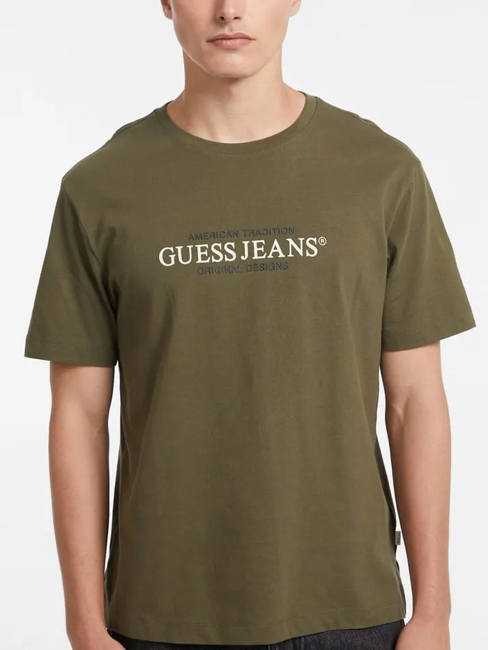 GUESS T Shirts and Tanks American Tradition Tee Blue 8211 Men