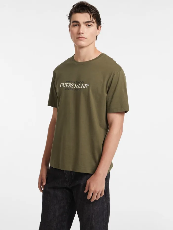 GUESS T Shirts and Tanks American Tradition Tee Blue 8211 Men